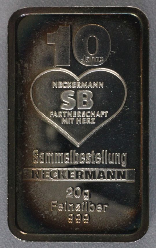 20g Jubiläumsbarren Neckermann