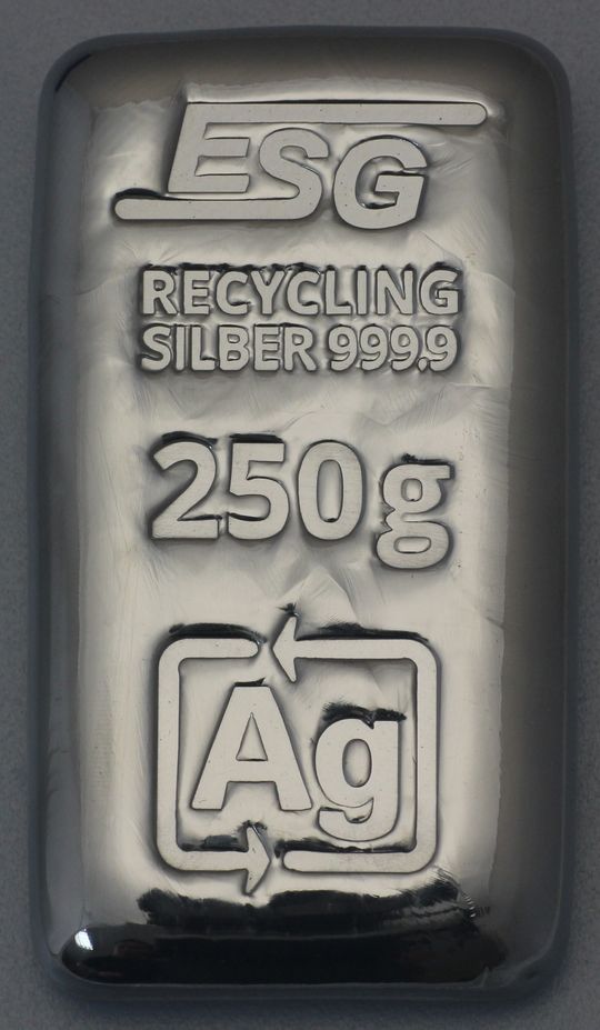 250g Feinsilberbarren 250g Feinsilberbarren
