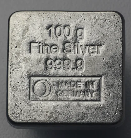 100g Quadratbarren Heimerle+Meule Unterseite