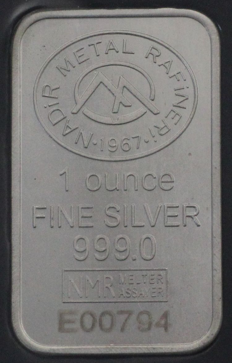 1oz Silberbarren Nadir