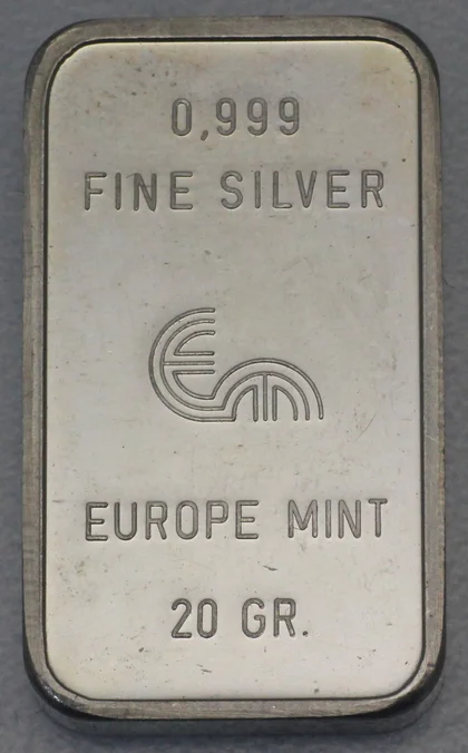 20g Silberbarren Europe Mint