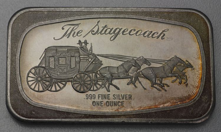 The Stagecoach 1oz Fine Silver