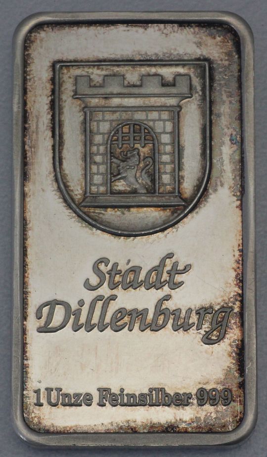 1oz Silberbarren Dillenburg