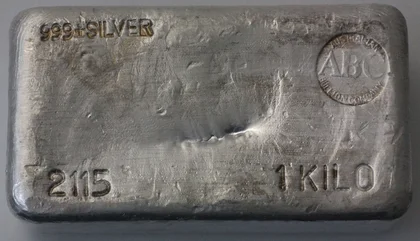 1kg Silberbarren ABC Australien