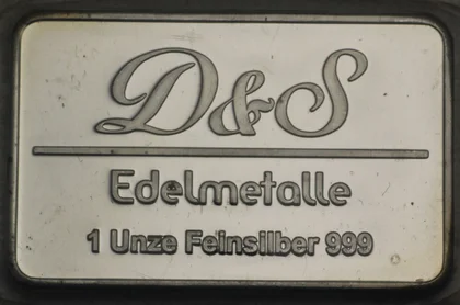 D&S Edelmetalle 1 Unze Feinsilber