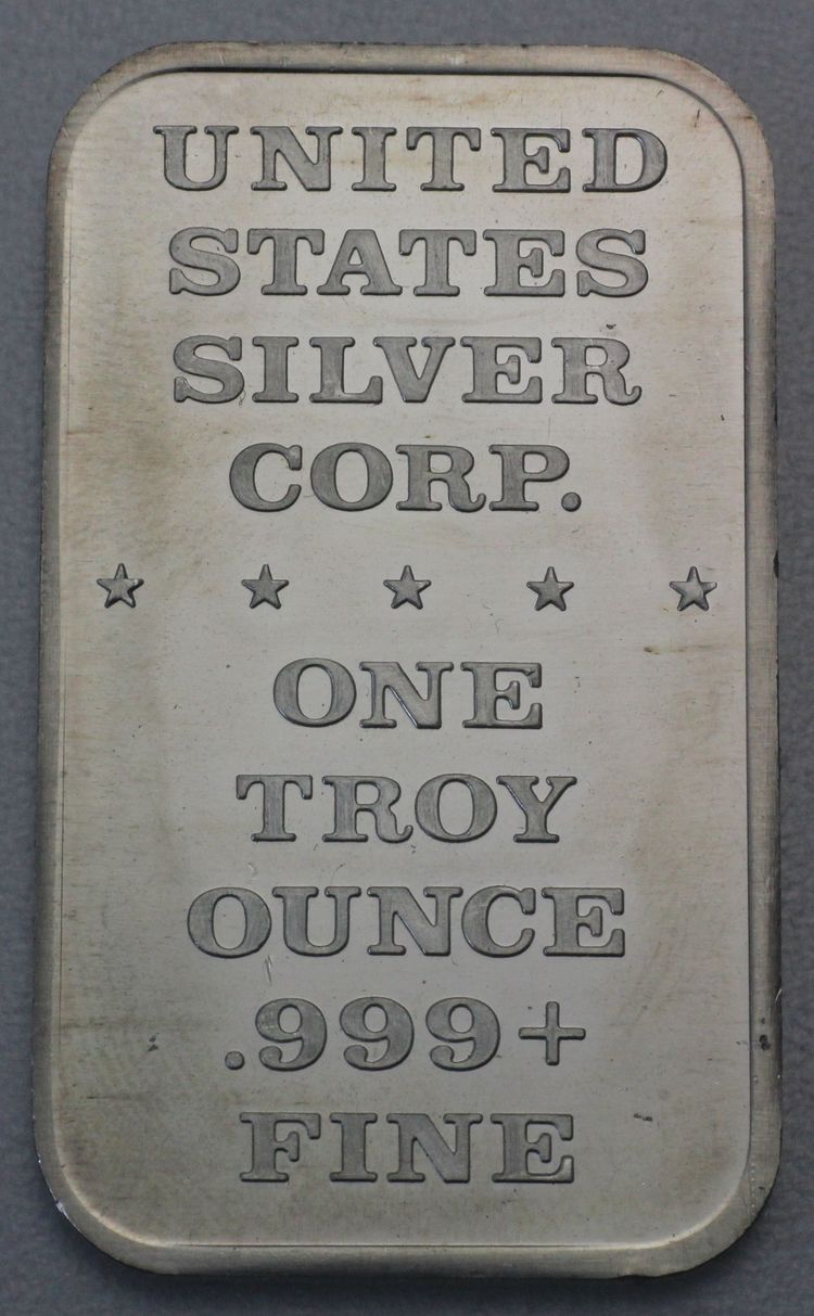 United States Silver Corp. 1oz Silberbarren