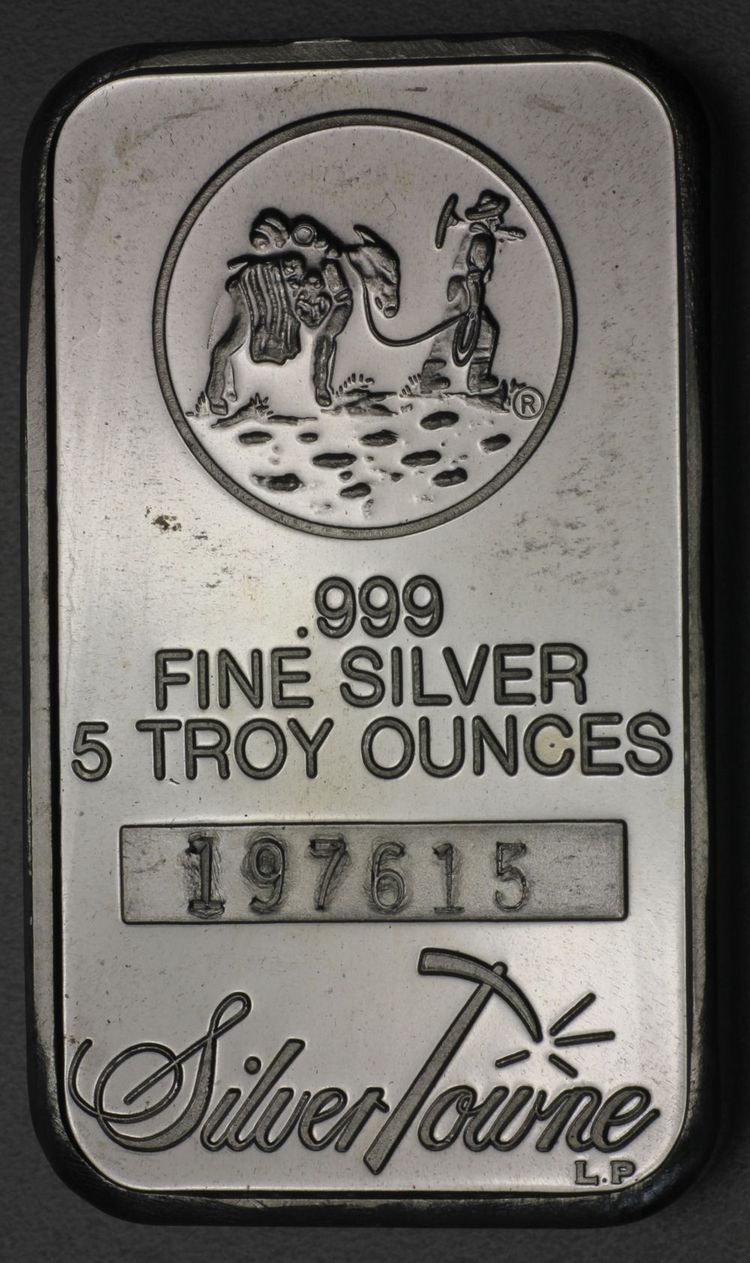 5 oz Silberbarren Silver Town