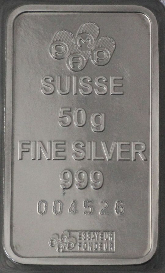 50g Silberbarren Pamp Suisse 50g Silberbarren Pamp Suisse