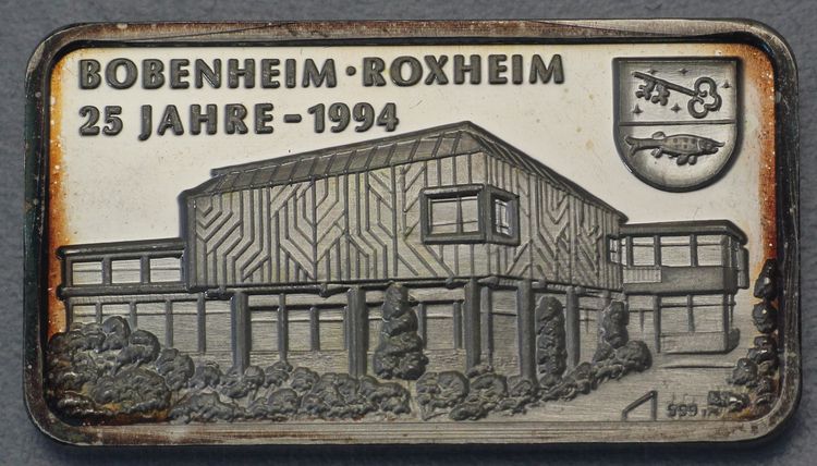 1oz Silberbarren Bobenheim Roxheim