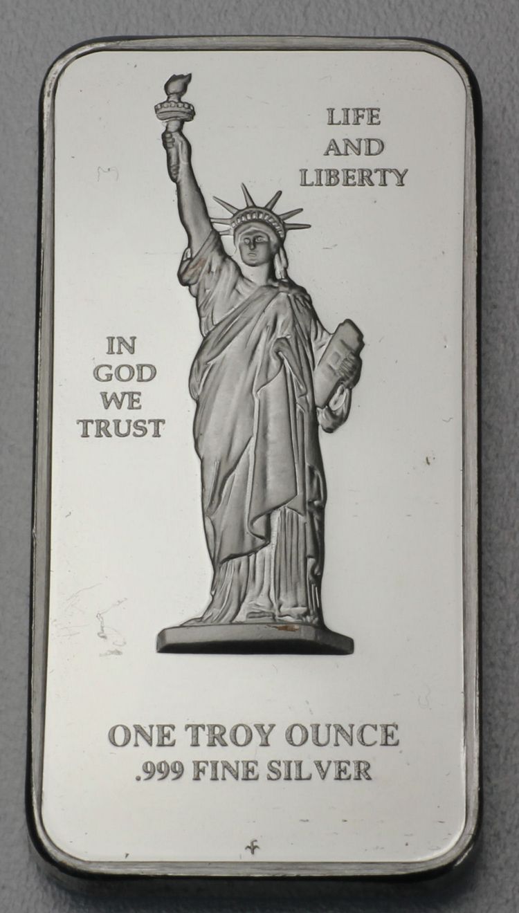 1oz Barren Freiheitsstatue 1oz Barren Freiheitsstatue