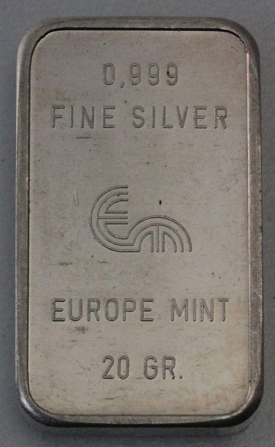 20g Silberbarren Europe Mint