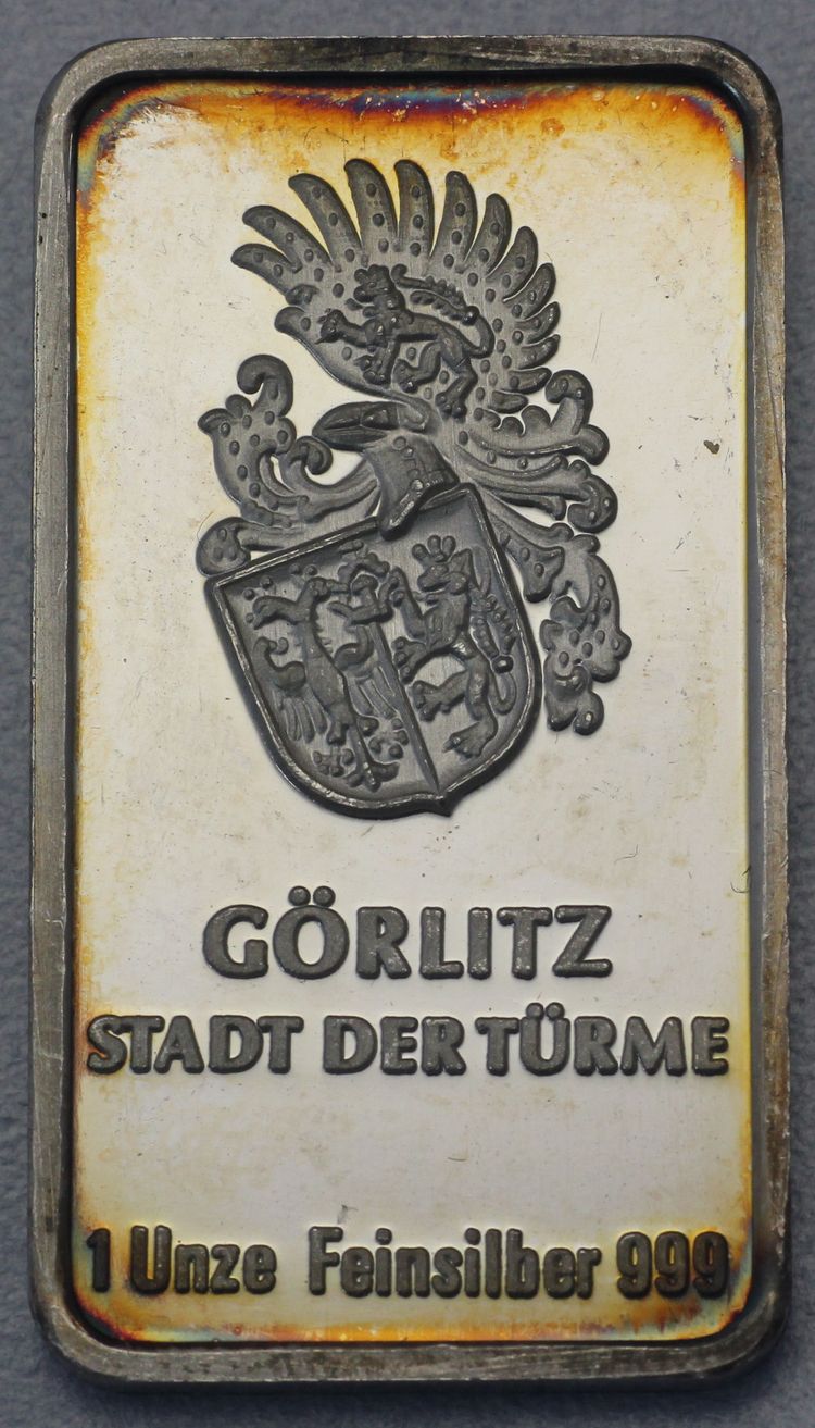 1oz Silberbarren Görlitz