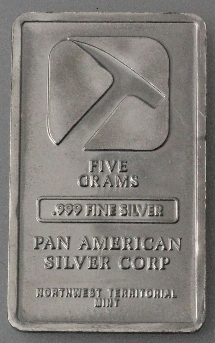 5g Silberbarren Pan American Silver Corp.