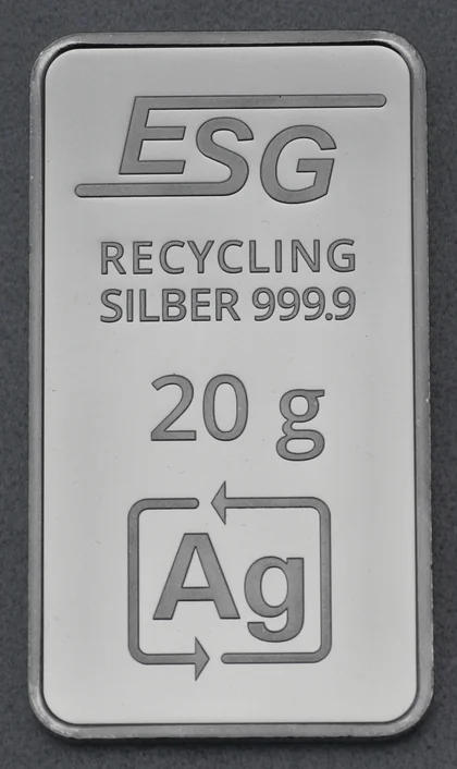 20g Silberbarren ESG
