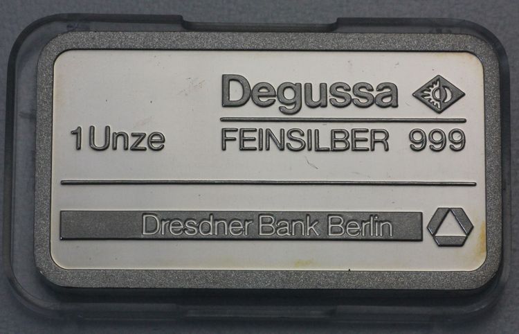 1oz Silber Dresdner Bank Berlin